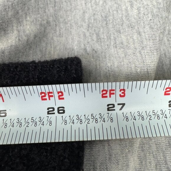 DOMINIC BELLISSIMO Shearling Lambskin Leather Reversible Coat Jacket Sz 14 Black - Picture 10 of 13